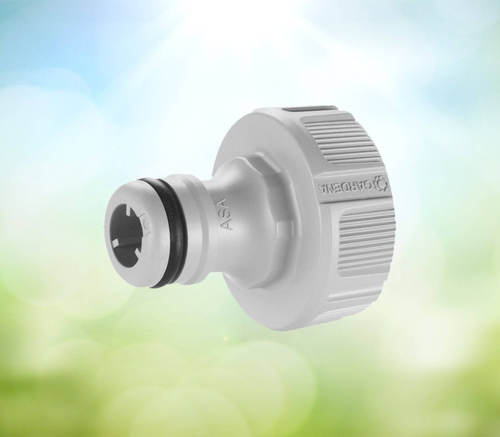 Easy Farming GARDENA kraanstuk 3/4" met aansluiting-A, geschikt voor tuinbewatering en waterleidingen.